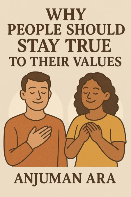 Why people should stay true to their values