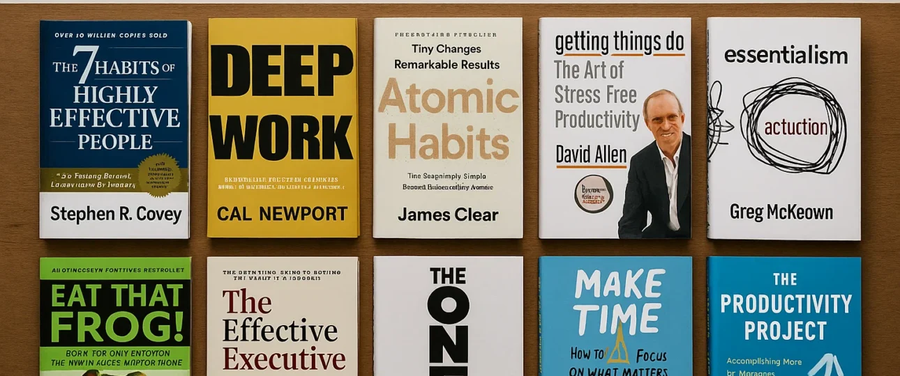10 productivity books worth reading