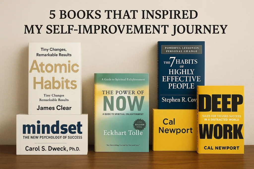 5 Books That Inspired My Self-Improvement Journey