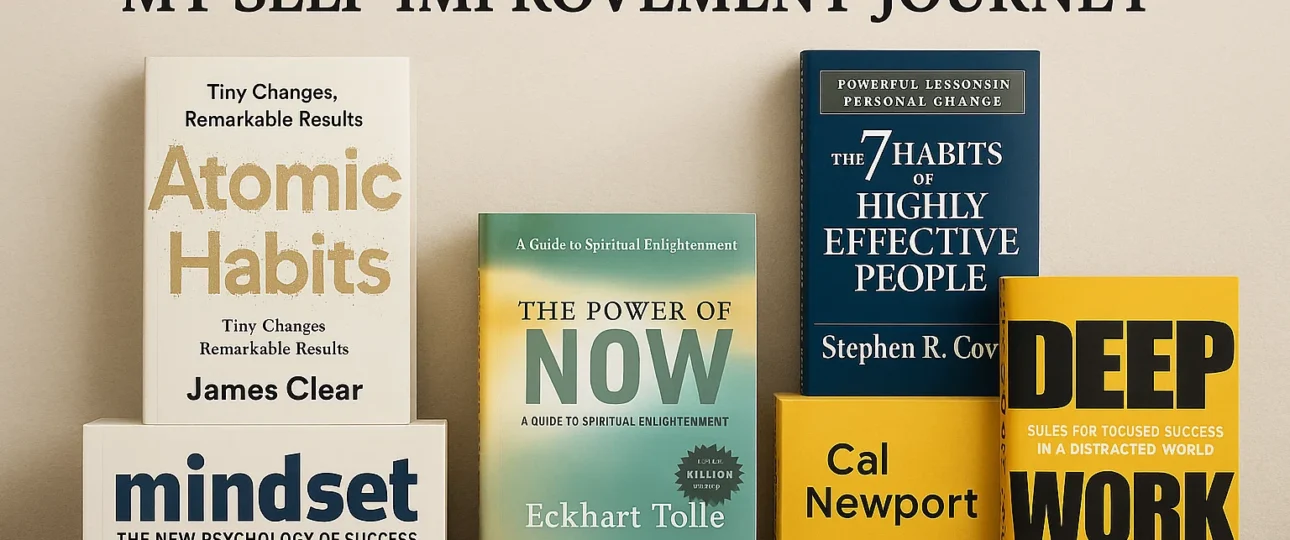 5 Books That Inspired My Self-Improvement Journey