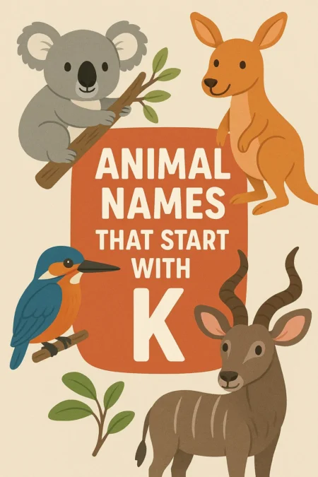 Animal Names that Start with K