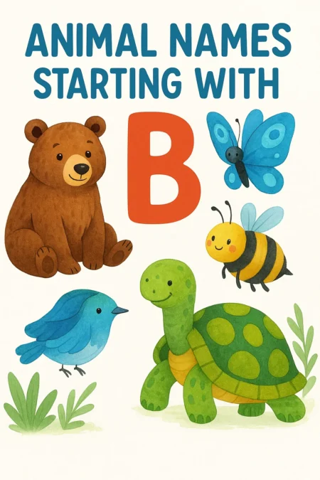 Animal Names That Start with B