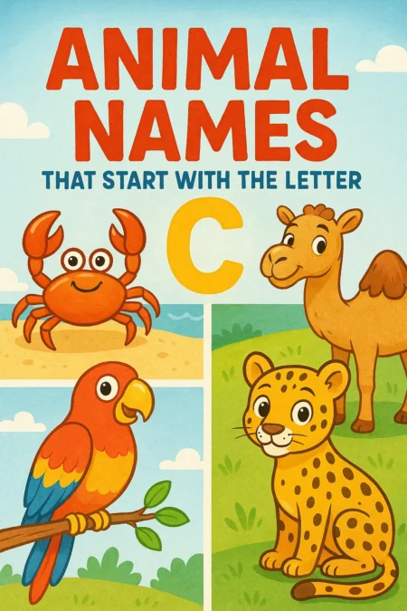 Animal Names That Start with C
