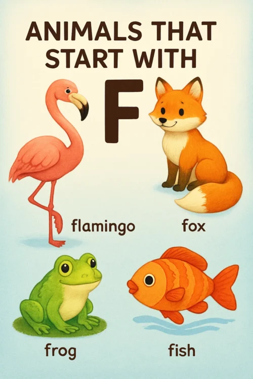 Animal Names That Start with F
