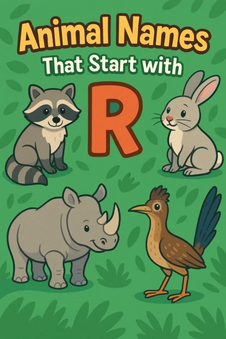 Animal Names That Start with R