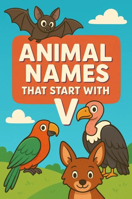 Animal Names That Start with V