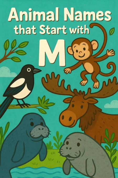 Animal Names that Start with M