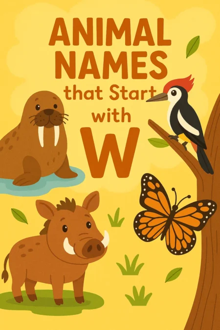 Animal Names that Start with W
