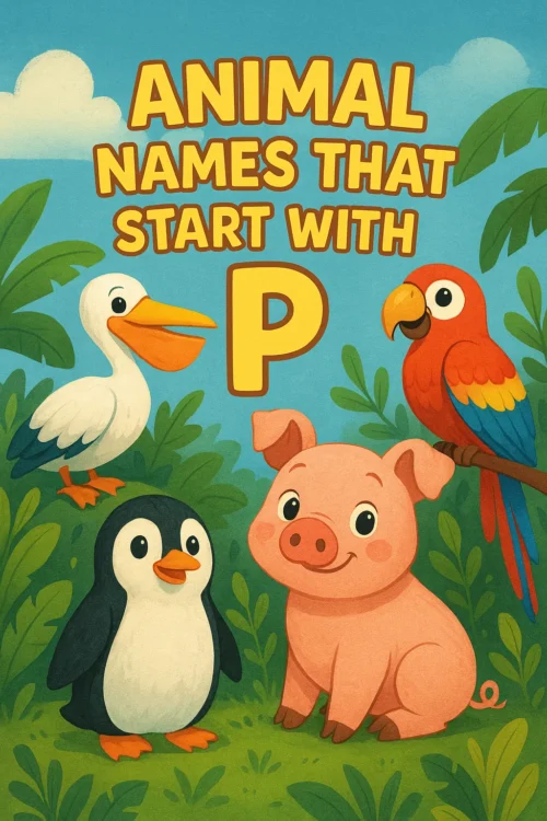 Animal Names That Start with P
