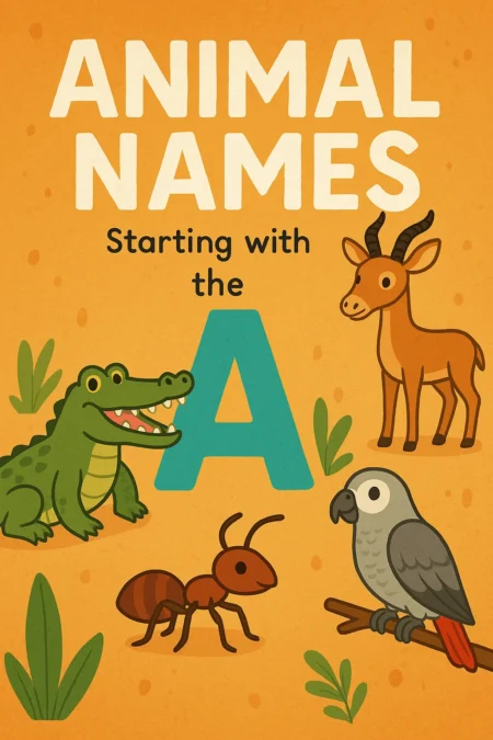 Animal Names That Start with A
