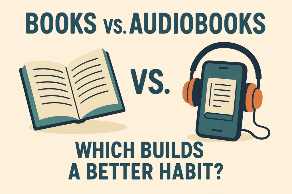 Books vs. Audiobooks: Which Builds a Better Habit?