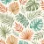 Boho Tropical Watercolor Pattern 2